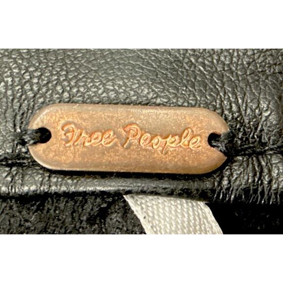 Free People Women's Size 26 Faux Leather Legging Stretch Skinny Ankle Black - Picture 4 of 7